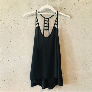 Urban Outfitters | Lush Black Cut Out Blouse